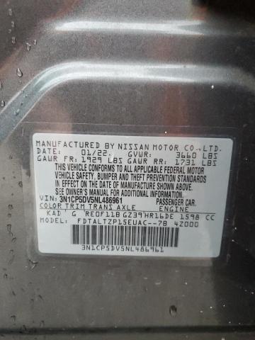 Photo 14 from auction – 2022 NISSAN KICKS SR with VIN 3N1CP5DV5NL486961