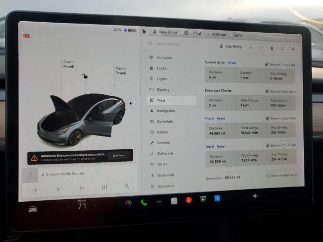 Photo 9 from auction – 2021 TESLA MODEL 3 with VIN 5YJ3E1EA2MF866876