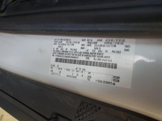Photo 14 from auction – 2016 FORD TRANSIT T- with VIN 1FBAX2CG4GKA84931