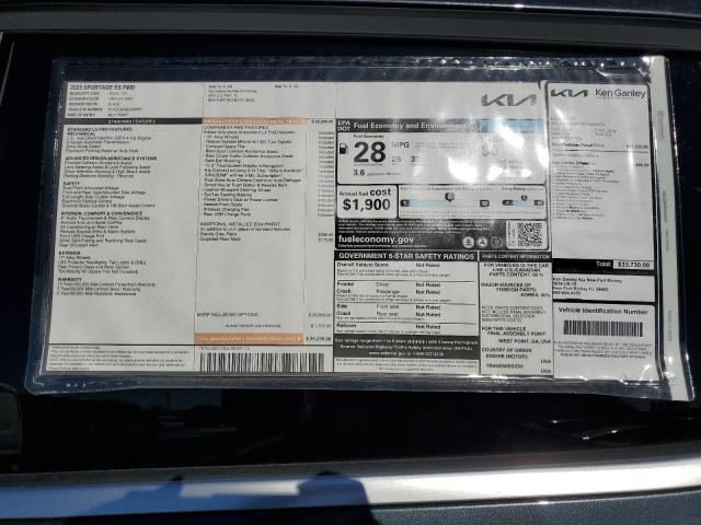 Photo 13 from auction – 2025 KIA SPORTAGE E with VIN 5XYK33DF8SG246663