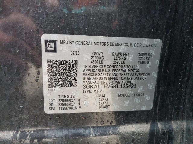 Photo 14 from auction – 2019 GMC TERRAIN SL with VIN 3GKALTEV6KL125421