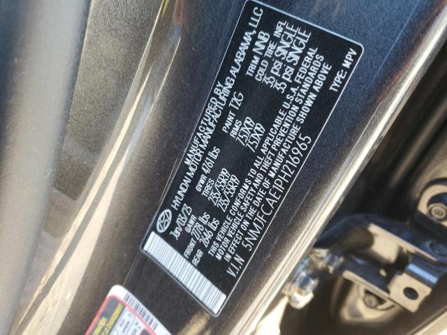 Photo 14 from auction – 2023 HYUNDAI TUCSON SEL with VIN 5NMJFCAE1PH216965