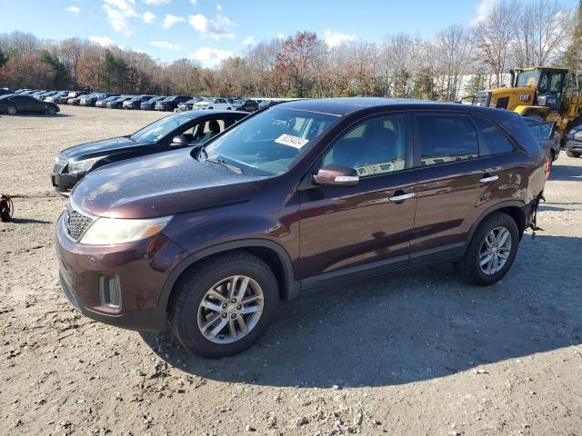 KIA SORENTO LX 2015 with VIN 5XYKT3A64FG643362 - Photo from auction