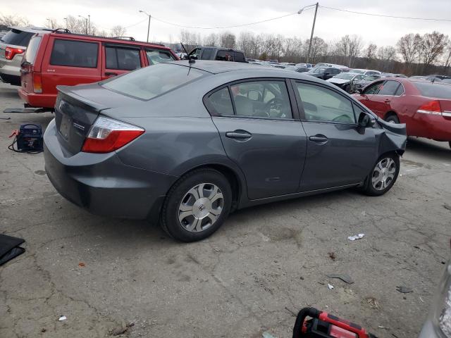 Photo 3 from auction – 2012 HONDA CIVIC HYBR with VIN JHMFB4F24CS009182