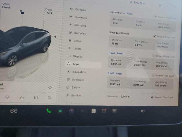 Photo 9 from auction – 2024 TESLA MODEL Y with VIN 7SAYGDEE8RF986406