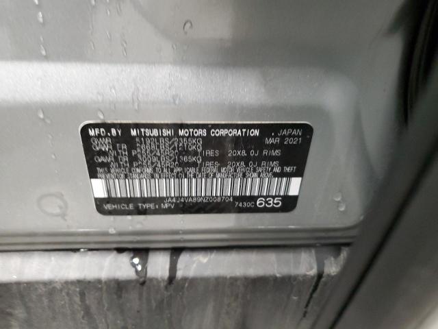 Photo 14 from auction – 2022 MITSUBISHI OUTLANDER with VIN JA4J4VA89NZ008704