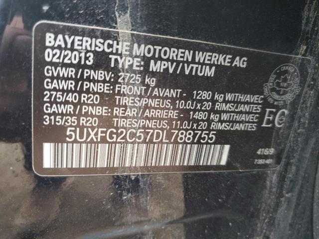 Photo 14 from auction – 2013 BMW X6 XDRIVE3 with VIN 5UXFG2C57DL788755