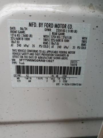 Photo 14 from auction – 2024 FORD MAVERICK L with VIN 3FTTW8M30RRB13927