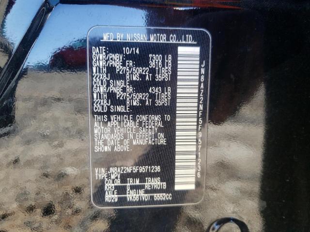 Photo 14 from auction – 2015 INFINITI QX80 with VIN JN8AZ2NF5F9571236