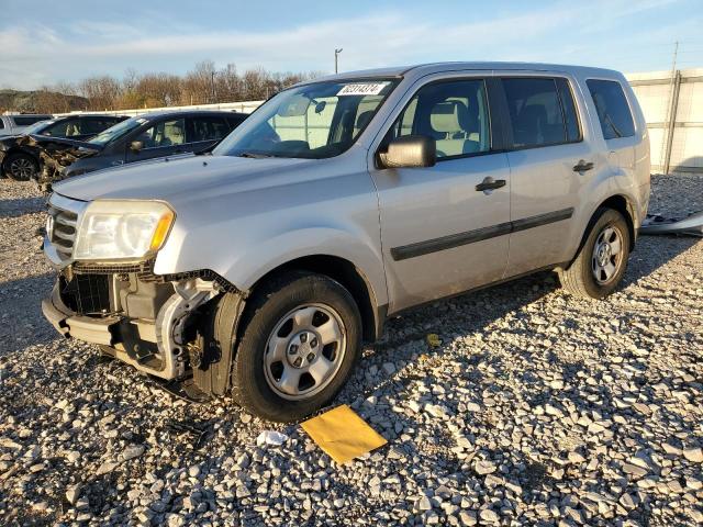 HONDA PILOT LX 2015 with VIN 5FNYF4H27FB013272 - Photo from auction