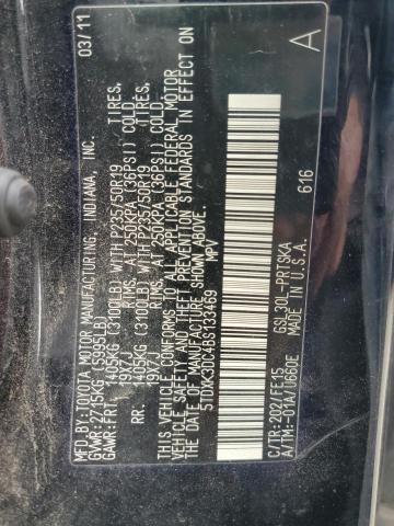 Photo 14 from auction – 2011 TOYOTA SIENNA SPO with VIN 5TDXK3DC4BS133469