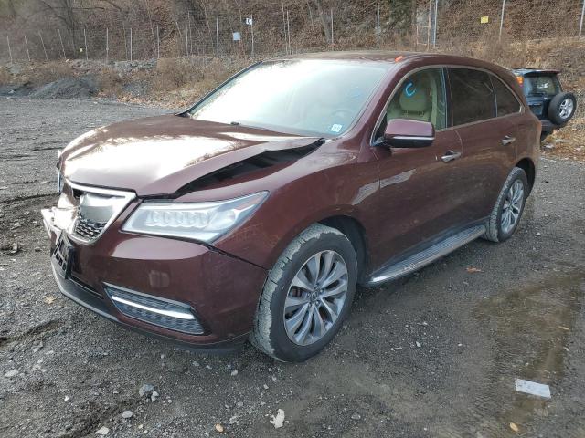 ACURA MDX TECHNO 2014 with VIN 5FRYD4H49EB040672 - Photo from auction