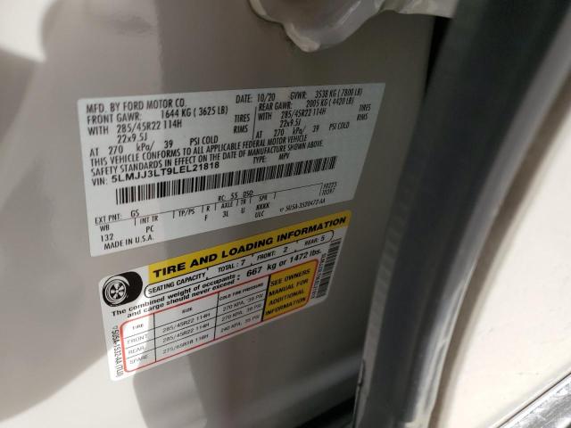 Photo 14 from auction – 2020 LINCOLN NAVIGATOR with VIN 5LMJJ3LT9LEL21818