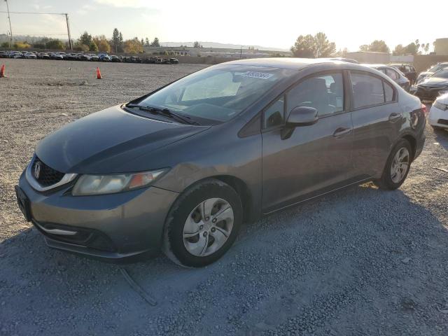 HONDA CIVIC LX 2013 with VIN 19XFB2F57DE215570 - Photo from auction