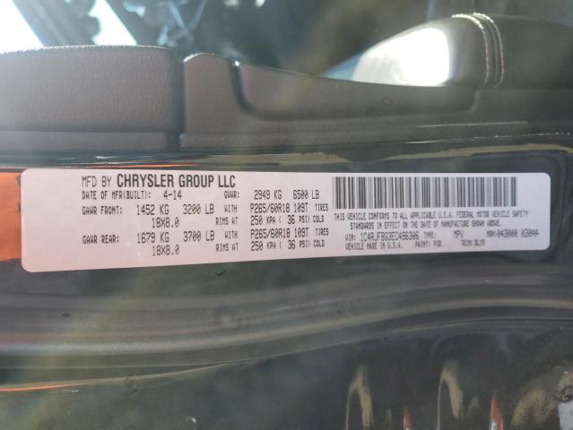 Photo 14 from auction – 2014 JEEP GRAND CHER with VIN 1C4RJFBG3EC496306