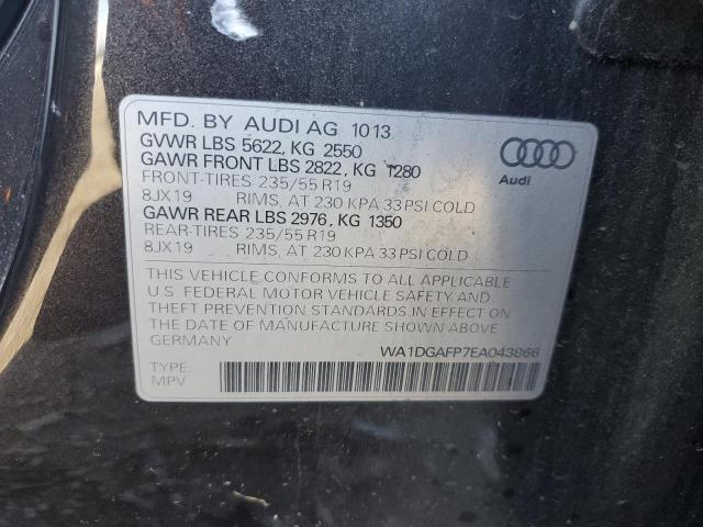 Photo 14 from auction – 2014 AUDI Q5 PREMIUM with VIN WA1DGAFP7EA043866