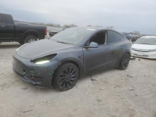 TESLA MODEL Y 2021 with VIN 5YJYGDEF3MF252755 - Photo from auction