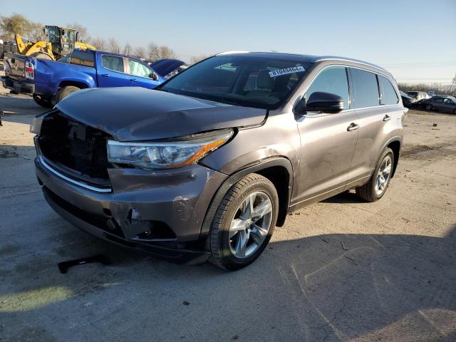 TOYOTA HIGHLANDER 2015 with VIN 5TDDKRFH9FS105946 - Photo from auction