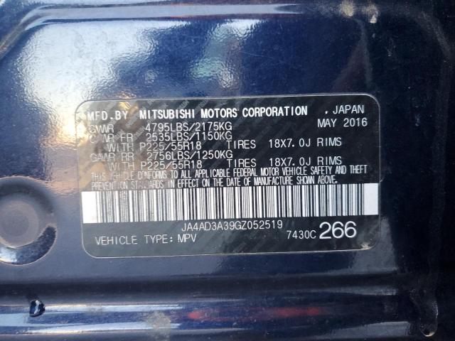 Photo 14 from auction – 2016 MITSUBISHI OUTLANDER with VIN JA4AD3A39GZ052519