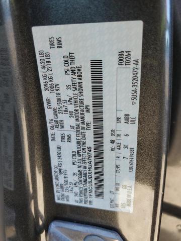 Photo 14 from auction – 2017 FORD ESCAPE TIT with VIN 1FMCU0JDXHUA79745