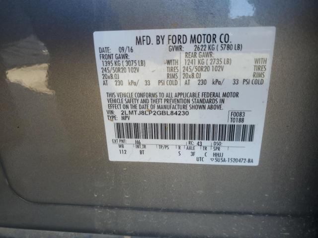 Photo 14 from auction – 2016 LINCOLN MKX RESERV with VIN 2LMTJ8LP2GBL84230