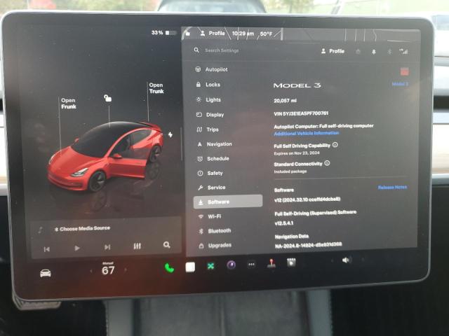 Photo 9 from auction – 2023 TESLA MODEL 3 with VIN 5YJ3E1EA5PF700761