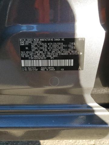 Photo 14 from auction – 2012 TOYOTA RAV4 SPORT with VIN 2T3RF4DV3CW186197