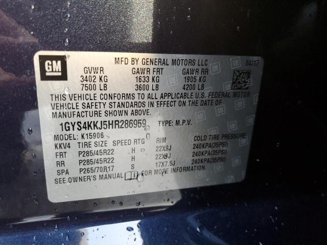 Photo 14 from auction – 2017 CADILLAC ESCALADE E with VIN 1GYS4KKJ5HR286959
