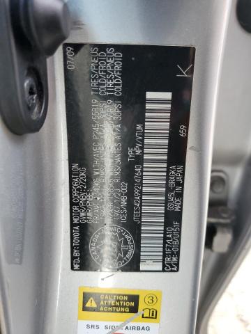 Photo 14 from auction – 2009 TOYOTA HIGHLANDER with VIN JTEES42A992147640