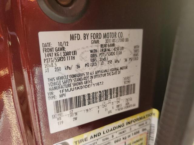 Photo 14 from auction – 2013 FORD EXPEDITION with VIN 1FMJU1K50DEF11672