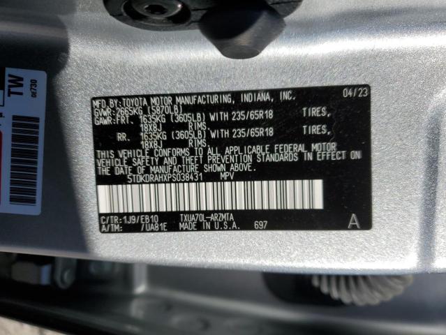 Photo 14 from auction – 2023 TOYOTA HIGHLANDER with VIN 5TDKDRAHXPS038431
