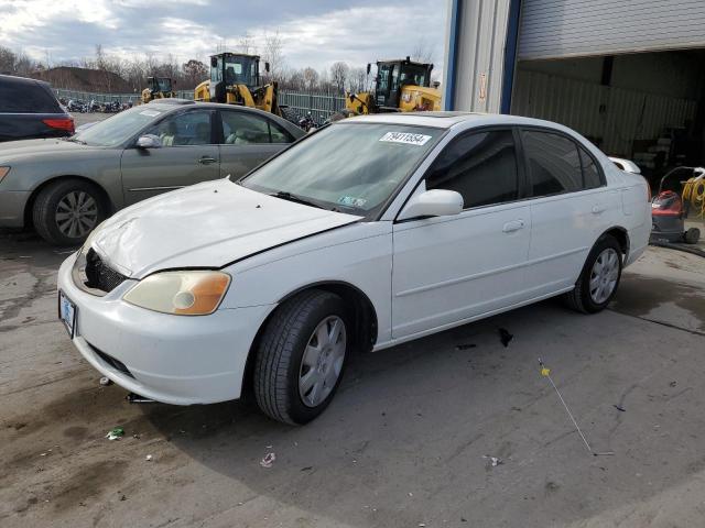 HONDA CIVIC EX 2001 with VIN 1HGES26721L069564 - Photo from auction