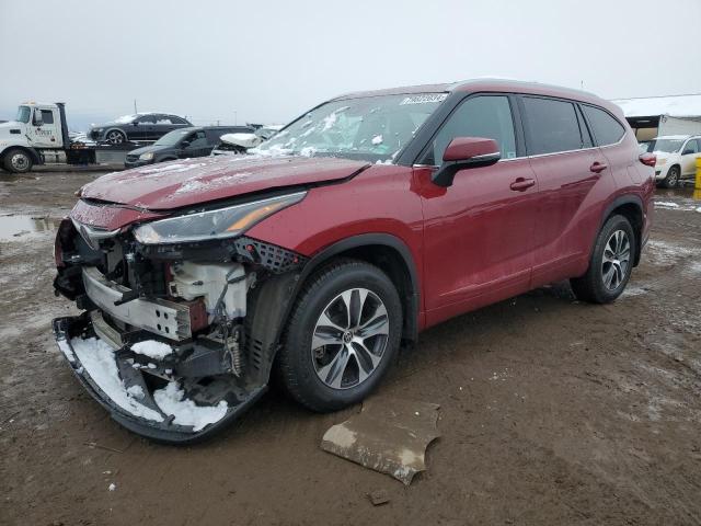 TOYOTA HIGHLANDER 2021 with VIN 5TDHZRBH5MS554878 - Photo from auction