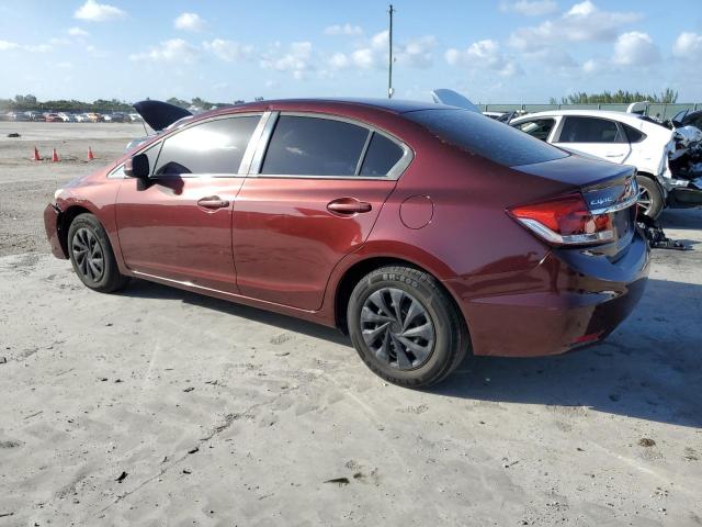 Photo 2 from auction – 2013 HONDA CIVIC LX with VIN 19XFB2F58DE019055