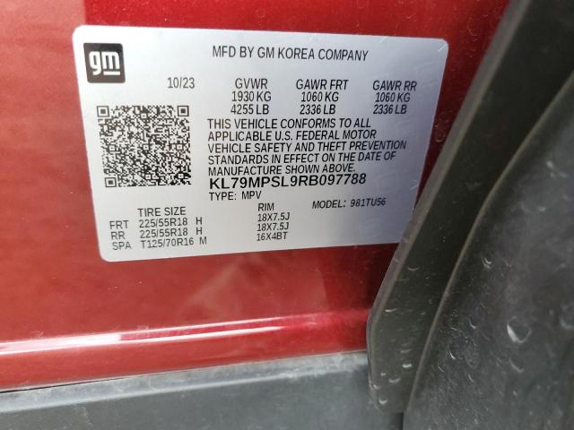 Photo 14 from auction – 2024 CHEVROLET TRAILBLAZE with VIN KL79MPSL9RB097788
