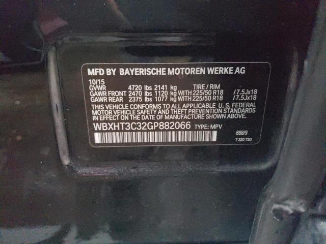 Photo 14 from auction – 2016 BMW X1 XDRIVE2 with VIN WBXHT3C32GP882066