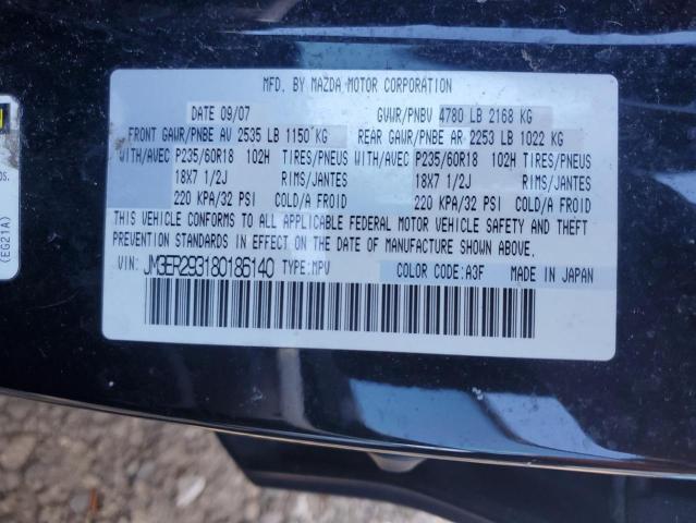 Photo 14 from auction – 2008 MAZDA CX-7 with VIN JM3ER293180186140