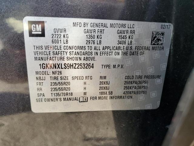 Photo 14 from auction – 2017 GMC ACADIA DEN with VIN 1GKKNXLS9HZ253264