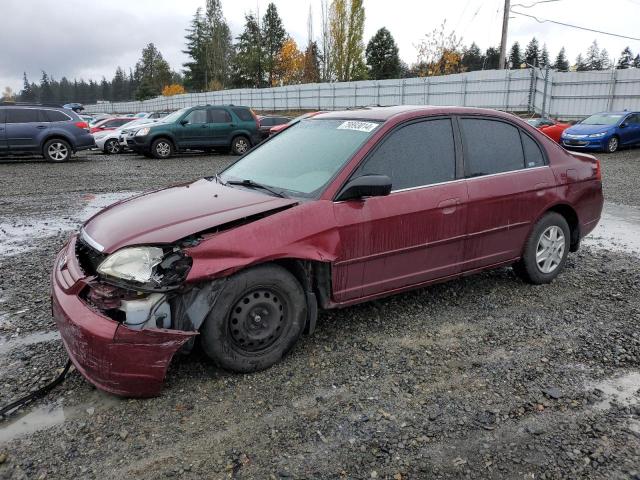 HONDA CIVIC LX 2002 with VIN 2HGES16532H502607 - Photo from auction