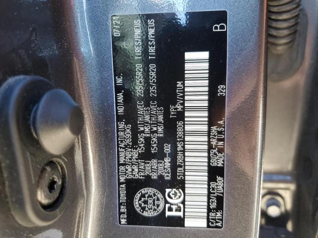 Photo 14 from auction – 2021 TOYOTA HIGHLANDER with VIN 5TDLZRBH1MS138806
