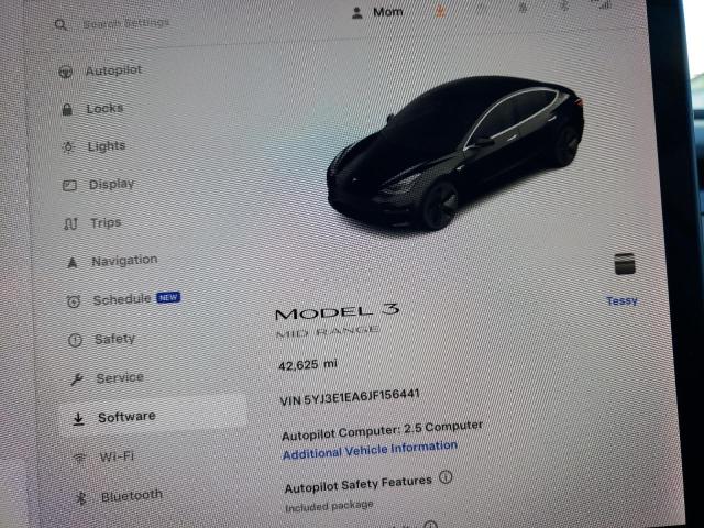 Photo 9 from auction – 2018 TESLA MODEL 3 with VIN 5YJ3E1EA6JF156441