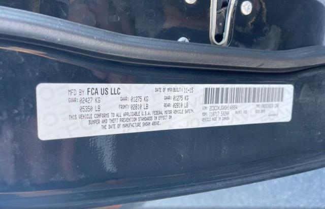 Photo 10 from auction – 2016 DODGE CHARGER SX with VIN 2C3CDXJG0GH140954