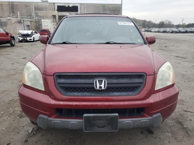 Photo 5 from auction – 2005 HONDA PILOT EXL with VIN 5FNYF18565B045783
