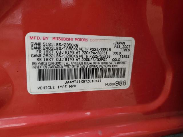 Photo 14 from auction – 2007 MITSUBISHI OUTLANDER with VIN JA4MT41X97Z010411