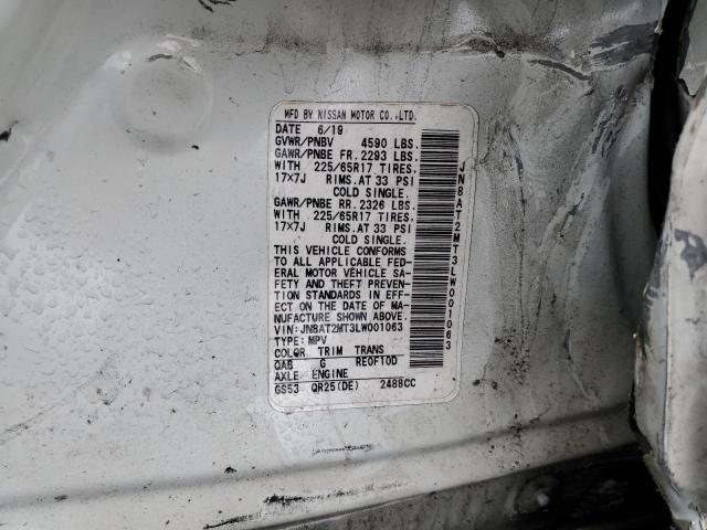 Photo 14 from auction – 2020 NISSAN ROGUE with VIN JN8AT2MT3LW001063