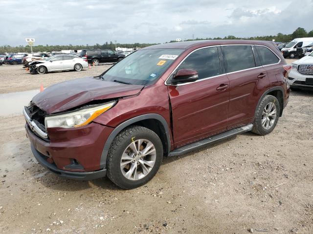 TOYOTA HIGHLANDER 2014 with VIN 5TDZKRFH2ES006034 - Photo from auction