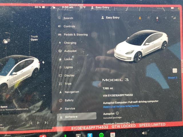 Photo 9 from auction – 2023 TESLA MODEL 3 with VIN 5YJ3E1EA5PF714532