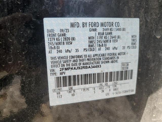 Photo 14 from auction – 2024 FORD EDGE SEL with VIN 2FMPK4J92RBA34493