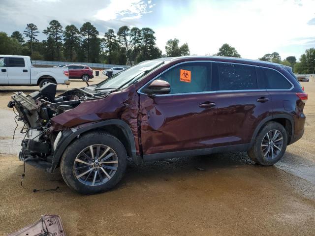 TOYOTA HIGHLANDER 2019 with VIN 5TDKZRFHXKS340269 - Photo from auction