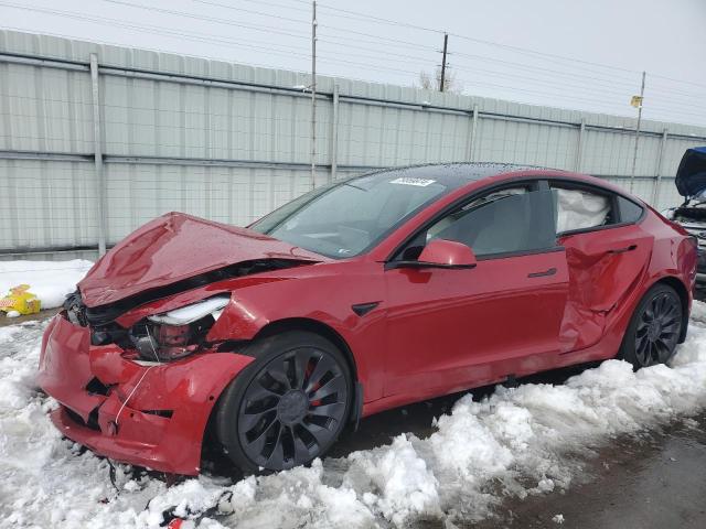 TESLA MODEL 3 2022 with VIN 5YJ3E1EC0NF296315 - Photo from auction